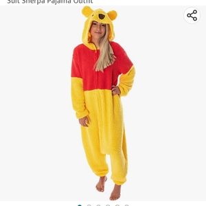 Disney Red and Yellow Winnie the Pooh Suit